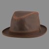 HAT1017 Soho Hat Brown A